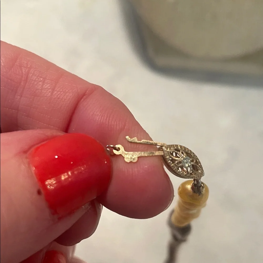 Vintage Pearl & Gold Necklace